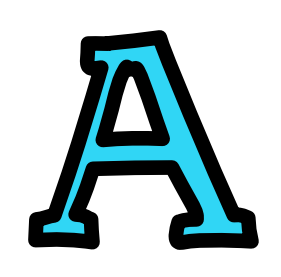 Simple Words Typing Icon